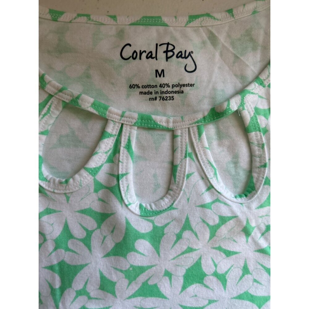 Coral Bay Tops, Bundle Of 3, Floral Print, Size Medium - Picture 10 of 12